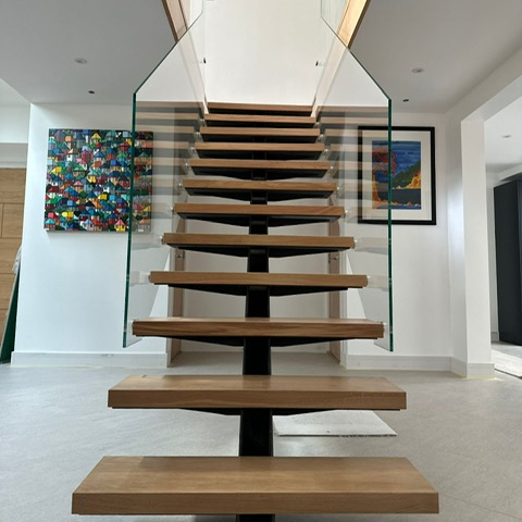 Bespoke Glass Feature Staricase