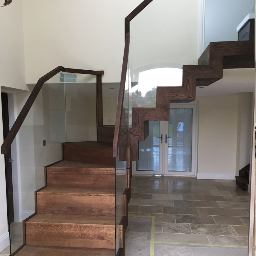 Glass Feature Staricase